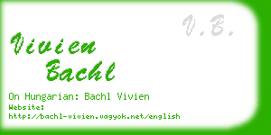 vivien bachl business card